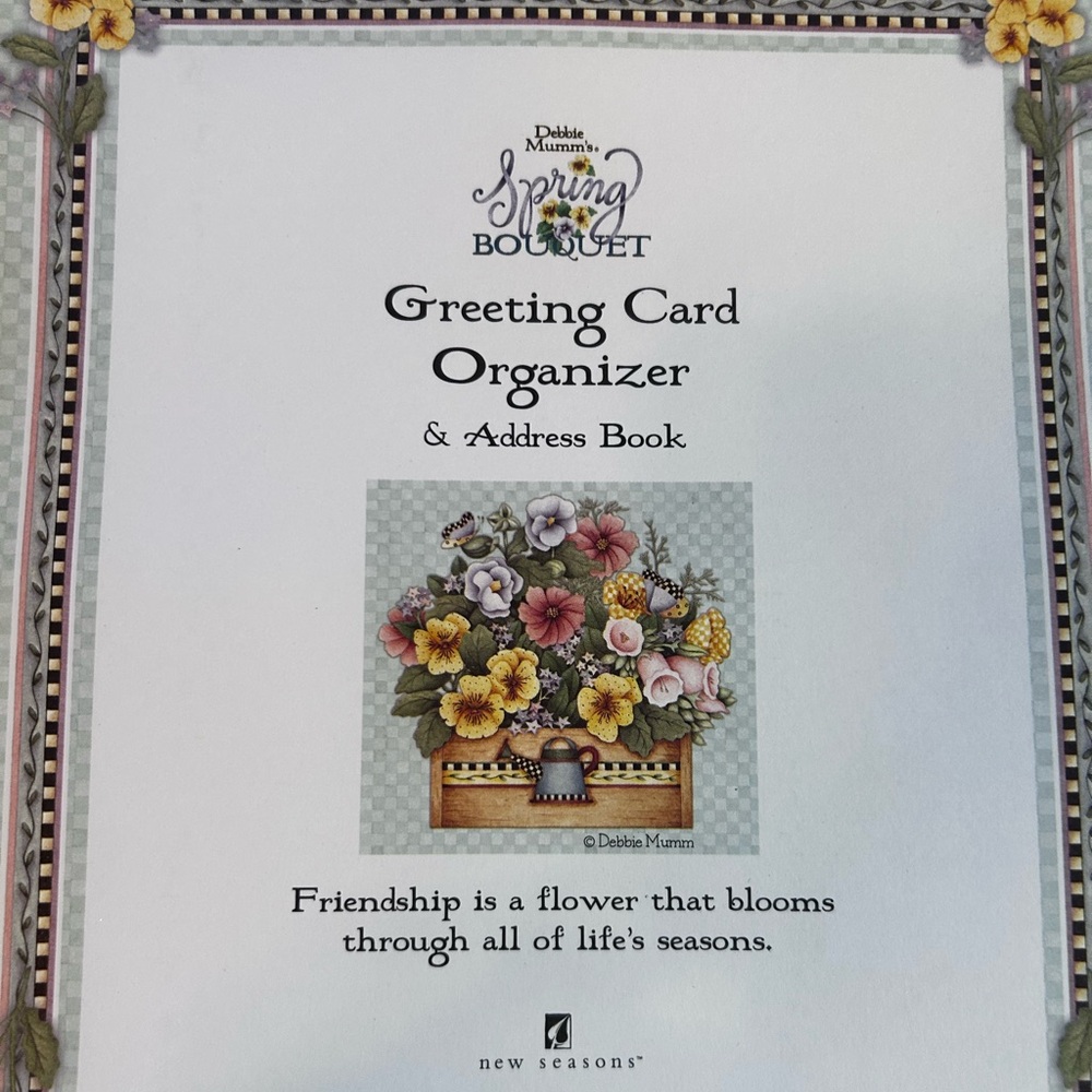 Debbie Mumm Greeting Card Organizer